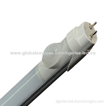 T8 LED Tube with PIR Sensor, 18W 4ft, 85-265V AC, Epistar Chip